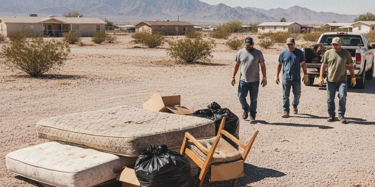 Curbside junk and waste collection in Chaparral, NM